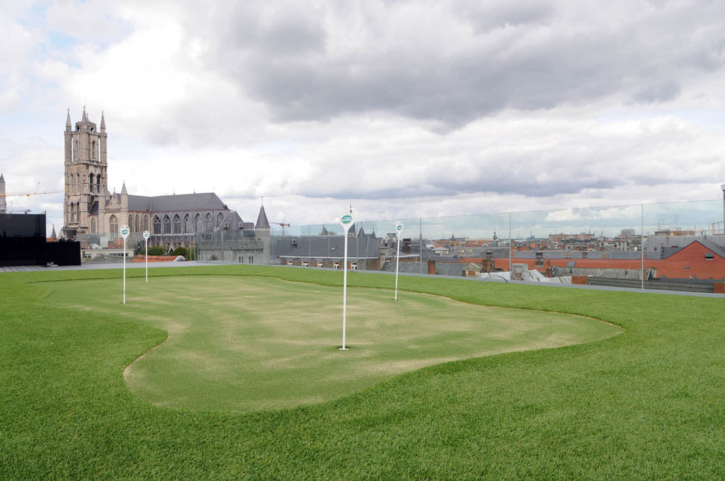 Golf puttinggreen